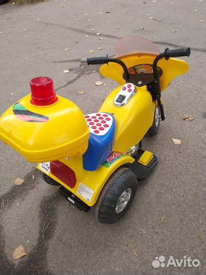 Детский мотоцикл на аккумуляторе бу
