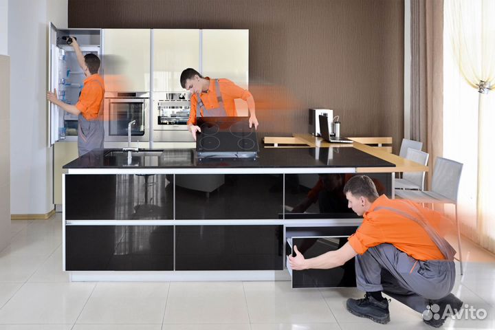 Сборка кухонной мебели