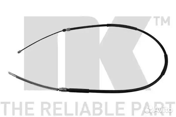 Трос стояночного тормоза vw t2 1455мм 904739