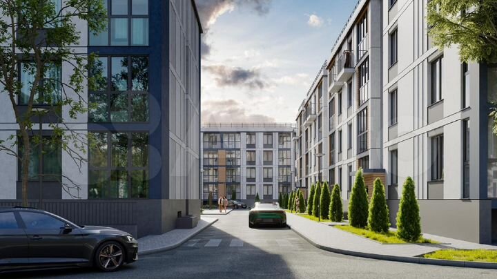 2-к. квартира, 57,8 м², 2/4 эт.