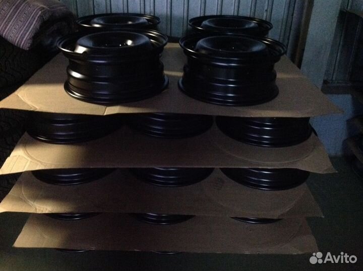 Диски штампованные 4x100 r15 чёрн #563