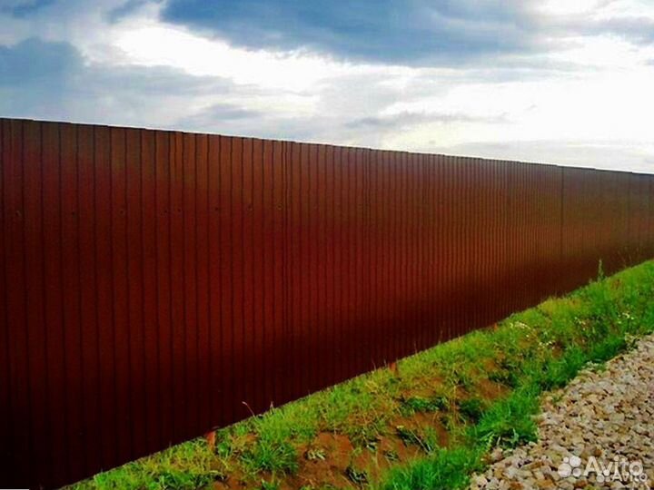 Забор из профнастила