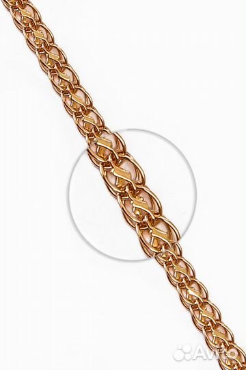 Золотой браслет Фирменный, полновесный, замок коробочка, длина 19 см, вес 3,72г*