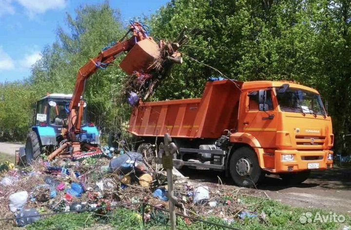 Вывоз мусора камаз с погрузкой