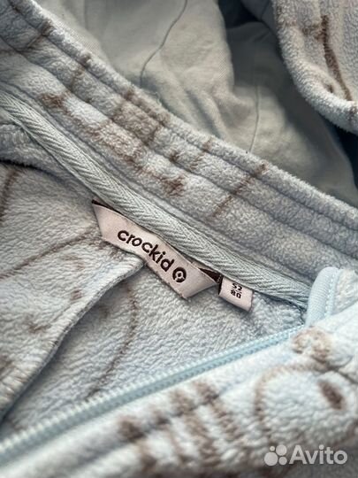 Флисовый комбинезон crockid 80 на мальчика
