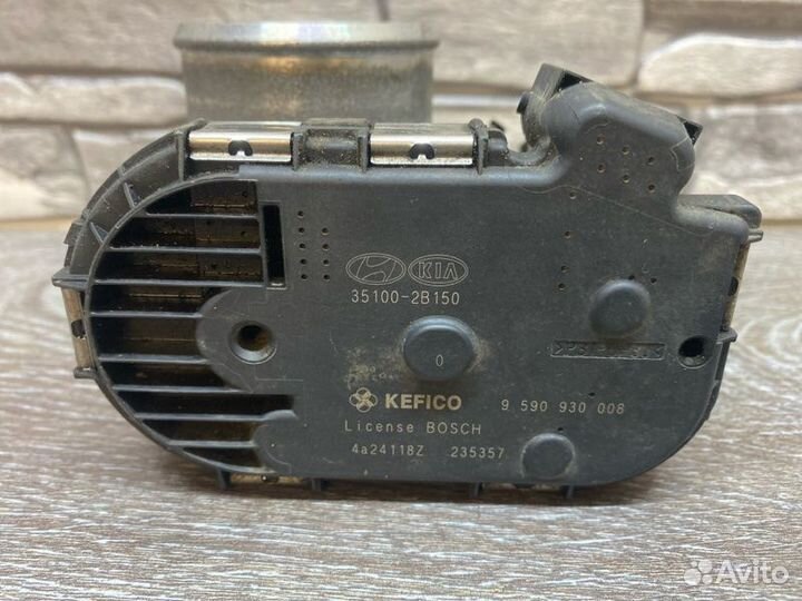 Дроссельная заслонка Kia Rio QB седан G4FA 2012