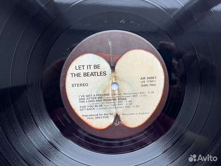 The Beatles – Let IT Be LP/EX+ 1 pres US 1970 г
