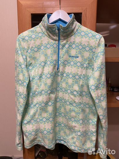 Флисовая кофта на молнии женская 50 размер
