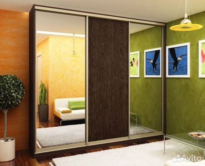 Шкаф купе 3 дв., быстрая доставка, гарантия 5 лет