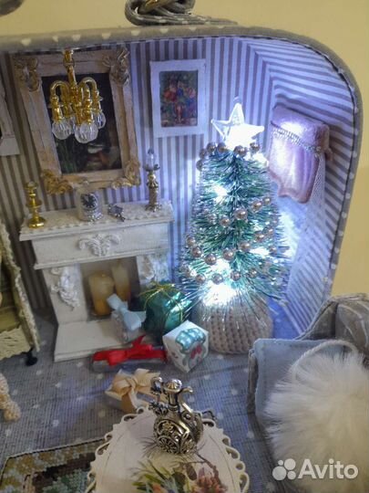 Чемодан румбокс Кукольный домик