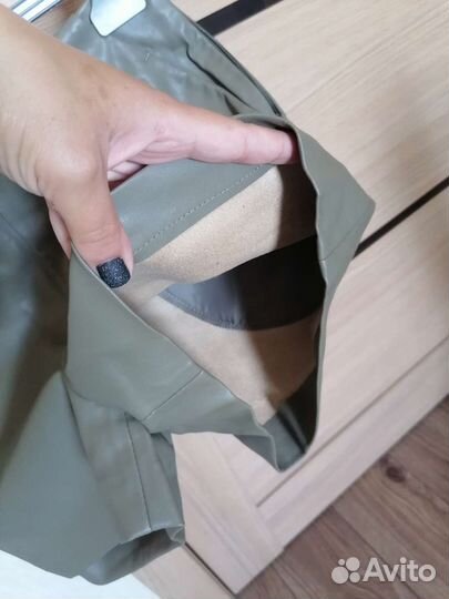 Шорты искусственная кожа