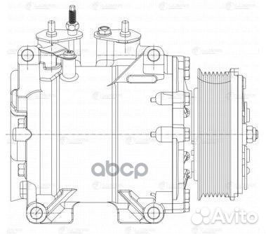 Lcac 23BB компрессор кондиционера Honda Accord
