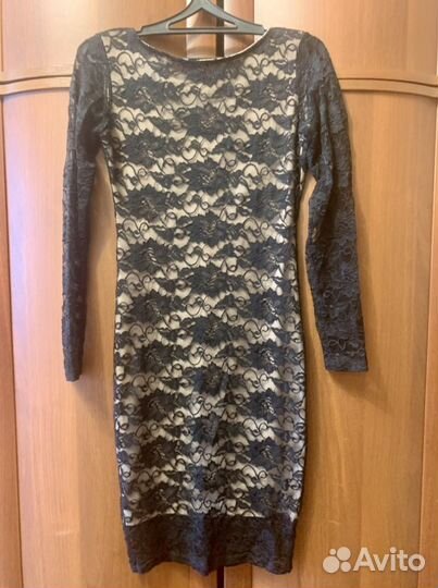 Шикарное кружевное платье 46 р