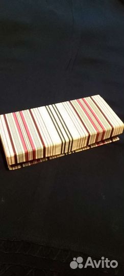 Подарочный набор.галстук, платок, зажим, запонки