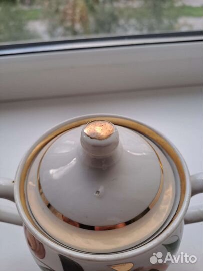 Винтажный фарфоровый сервиз, СССР, предметы