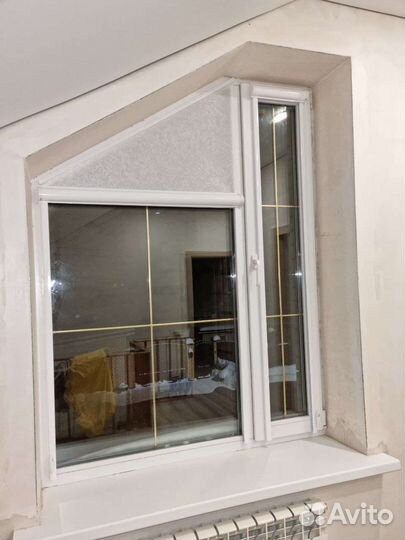 Жалюзи Рулонные шторы на скошенное окно