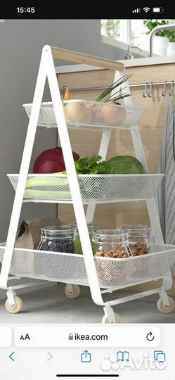 Тележка на колесиках ikea,новая