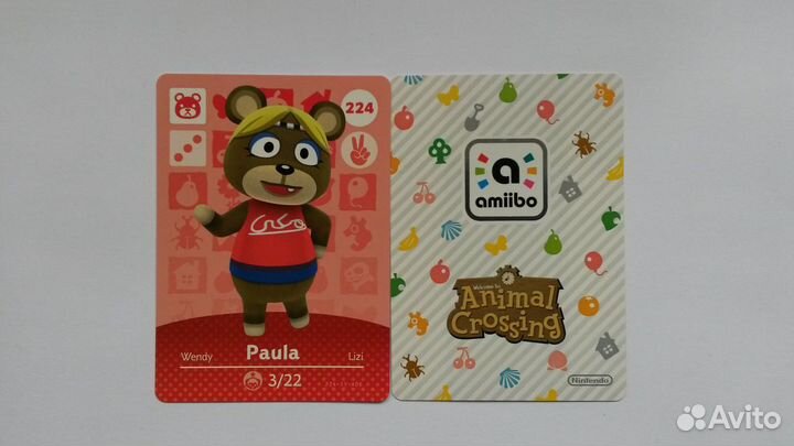 22. Animal Crossing amiibo-карты (221-230) 4U