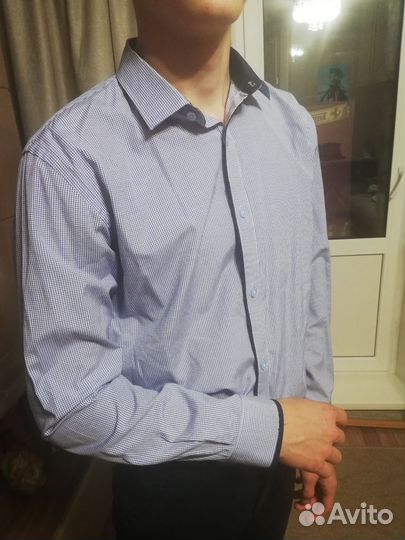 Рубашка в клетку на мальчика