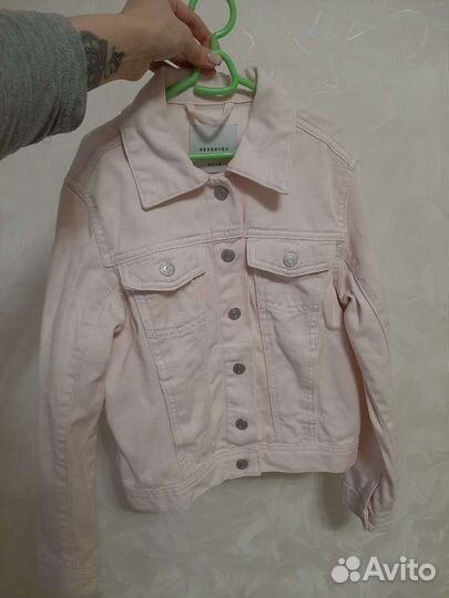 Джинсовая куртка для девочки 140