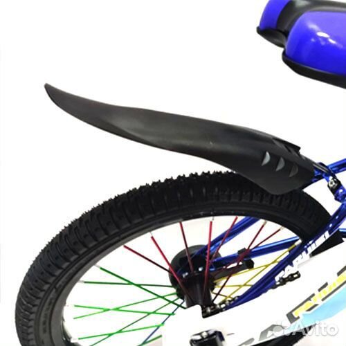 Детский велосипед на рост 105-120см, синий