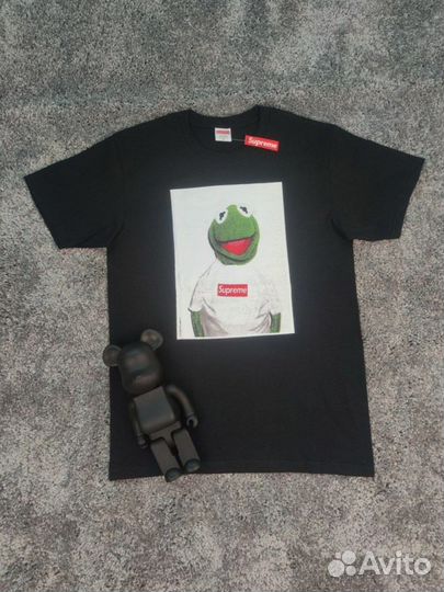 Футболка Supreme the kermit logo