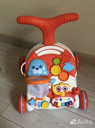 Ходунки и столик каталка 2 в 1 babygo