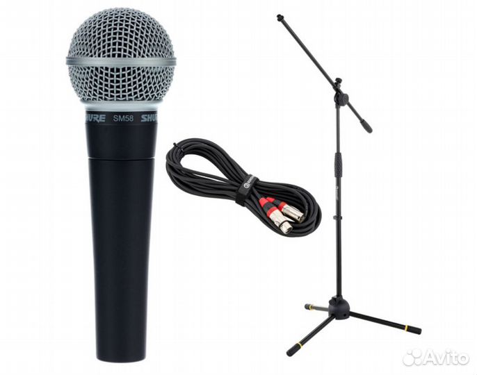 Shure SM58-Set Микрофон + стойка