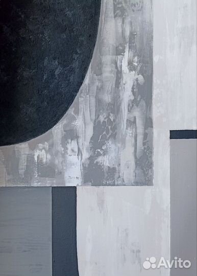 Интерьерная картина большая абстрактная