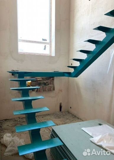 Металлокаркас для лестницы 