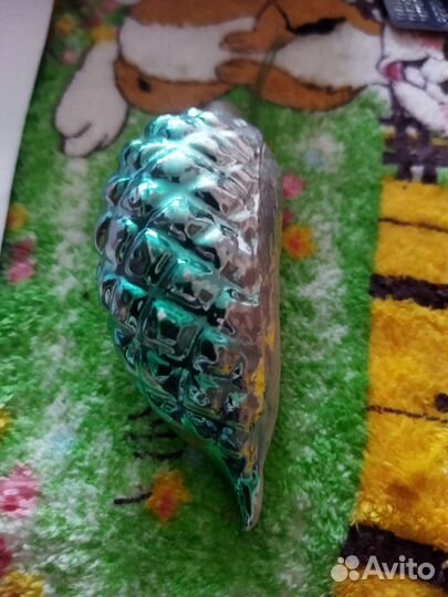 Елочная игрушка лесовик-шишка