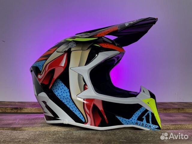 Кроссовый шлем Airoh Wraap Orange