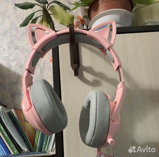 Наушники с кошачьими ушками