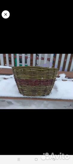 Корзина плетеная