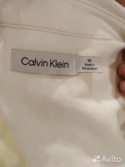 Джинсовая рубашка мужская calvin klein