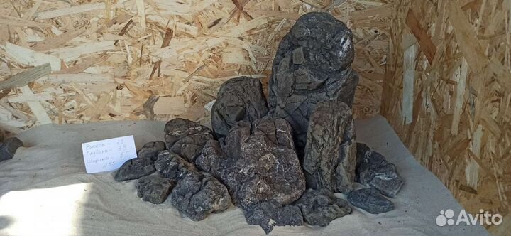 Камни для аквариума Фактурные Красивые