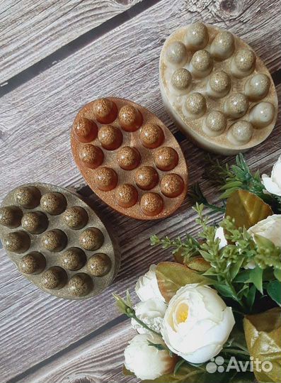 Массажное мыло ручной работы