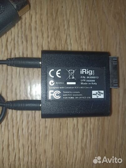IRig midi для устройств iPhone