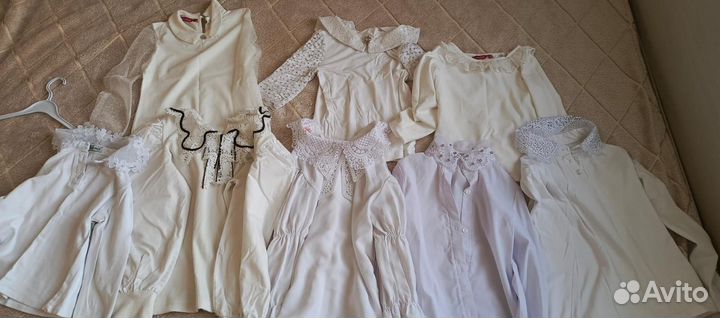 Школьная рубашка для девочки 128 134