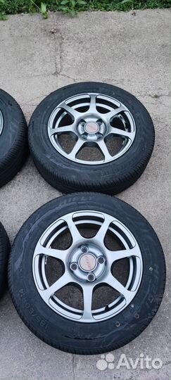 Диски r14 кованые в сборе с резиной