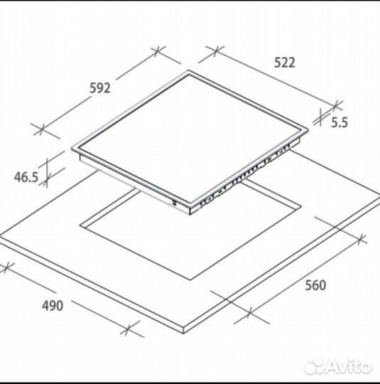 Электрическая варочная панель Candy новая