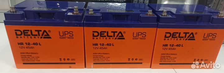 Аккумуляторная батарея Delta HR 12-40 (12V / 45Ah)