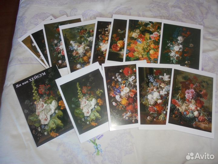 Цветы Амбр.Босхарт Натюрморт Ян ван Хейсум 12 откр