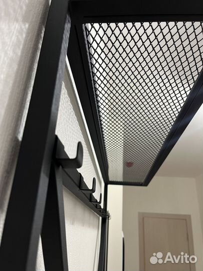 Вешалка напольная с полкой для обуви