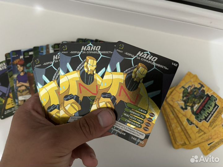 Коллекционные карточки черепашки ниндзя