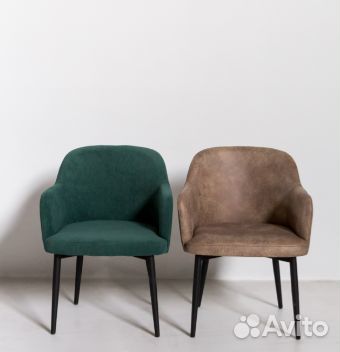 Стул мягкий из велюра