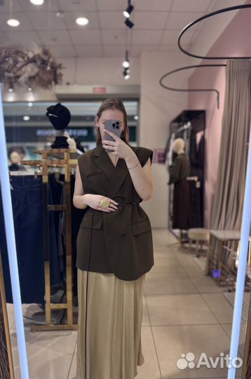 Жилет женский удлиненный оверсайз