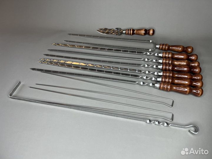 Набор шампуров в чехле новый