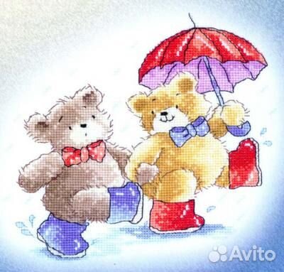 Мишки под дождем Арт. Heritage 824