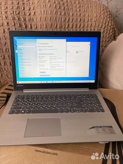 Новенький игровой ноутбук в коробке, SSD 128gb